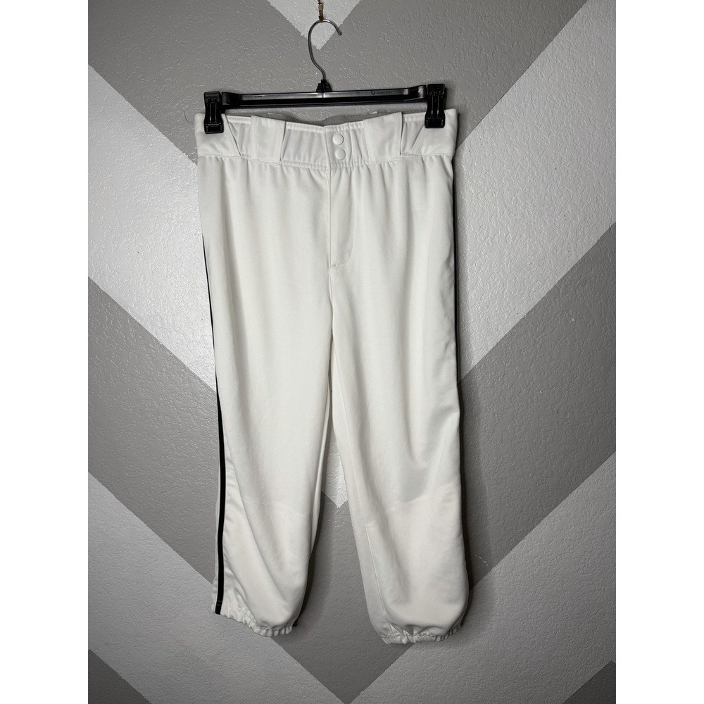 Adidas Mens Baseball Knickers White Black Piping Elastic Cuff GQ9216 Sz Medium